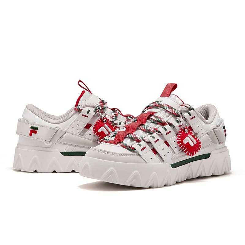Кроссовки FILA FUSION PISA Текстиль Синтетическая кожа Повседневная обувь Женская Кокосовое молоко Белый - изображение 8