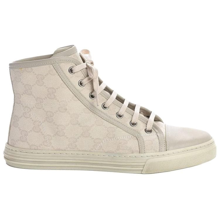 Кеды Gucci Monogram High Top Canvas Sneakers - изображение 2