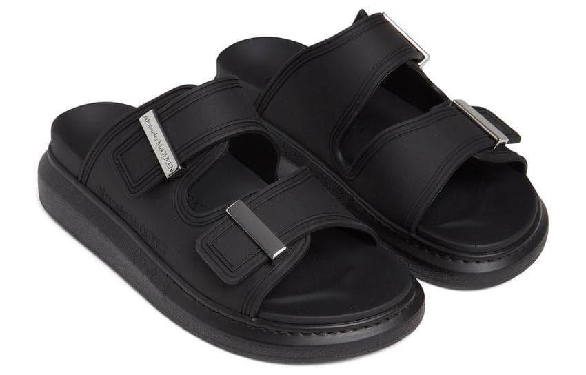 Сандалии Alexander McQueen Hybrid Slides Black - изображение 3
