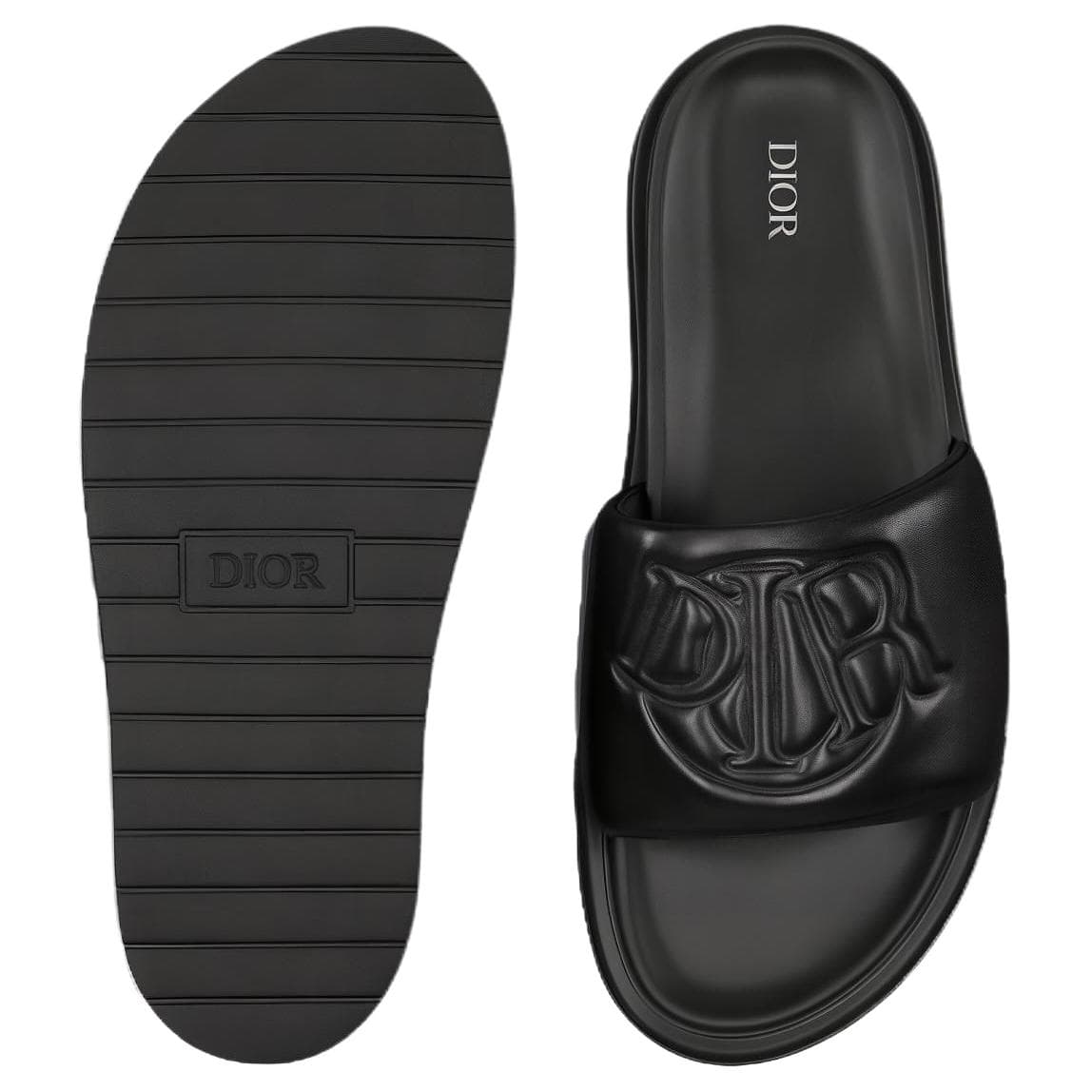 Сандалии DIOR Aqua Slides Black - изображение 5