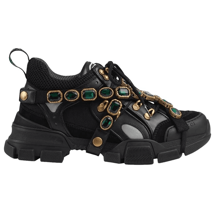 Кроссовки Gucci Black Leather Sneakers - изображение 2