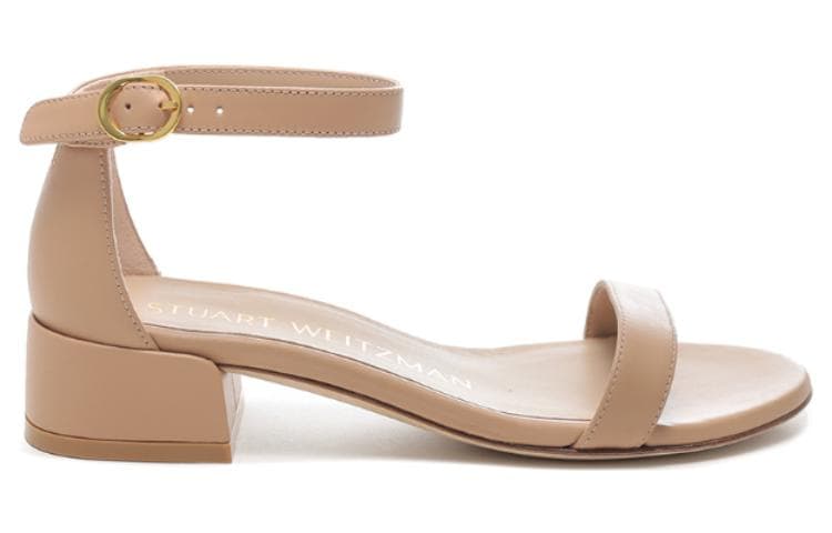 Шлёпанцы Stuart Weitzman Sw Кожа Пляжные Сандалии Женские Телесного Цвета - изображение 2