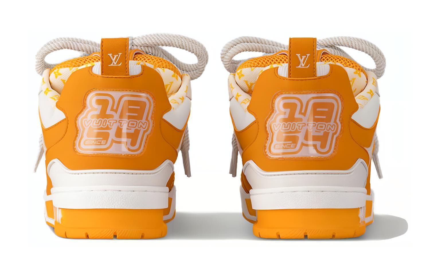 Кроссовки Louis Vuitton LV Skate Sneaker White Orange - изображение 4