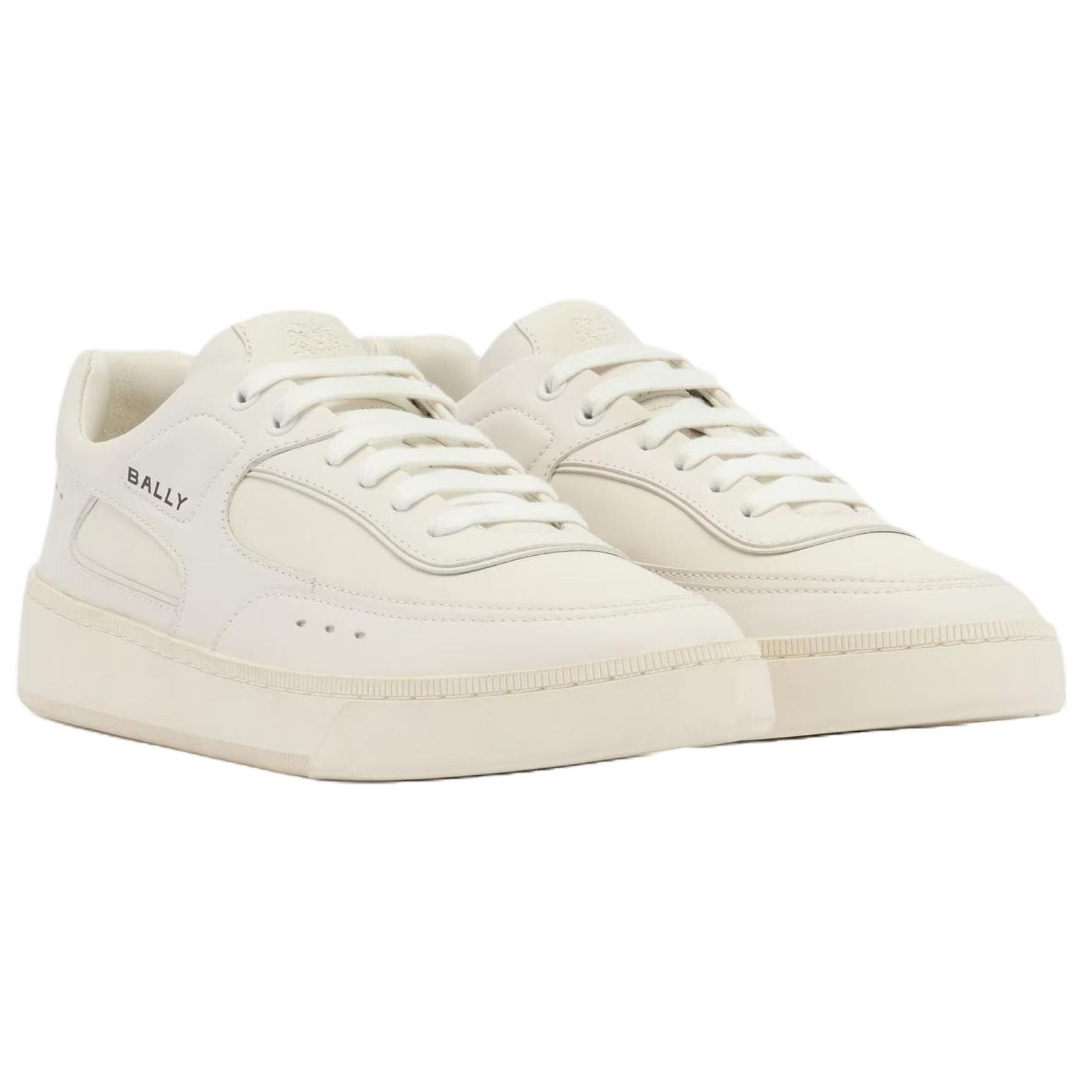Кроссовки BALLY Raise Low Top Sneakers White - изображение 3