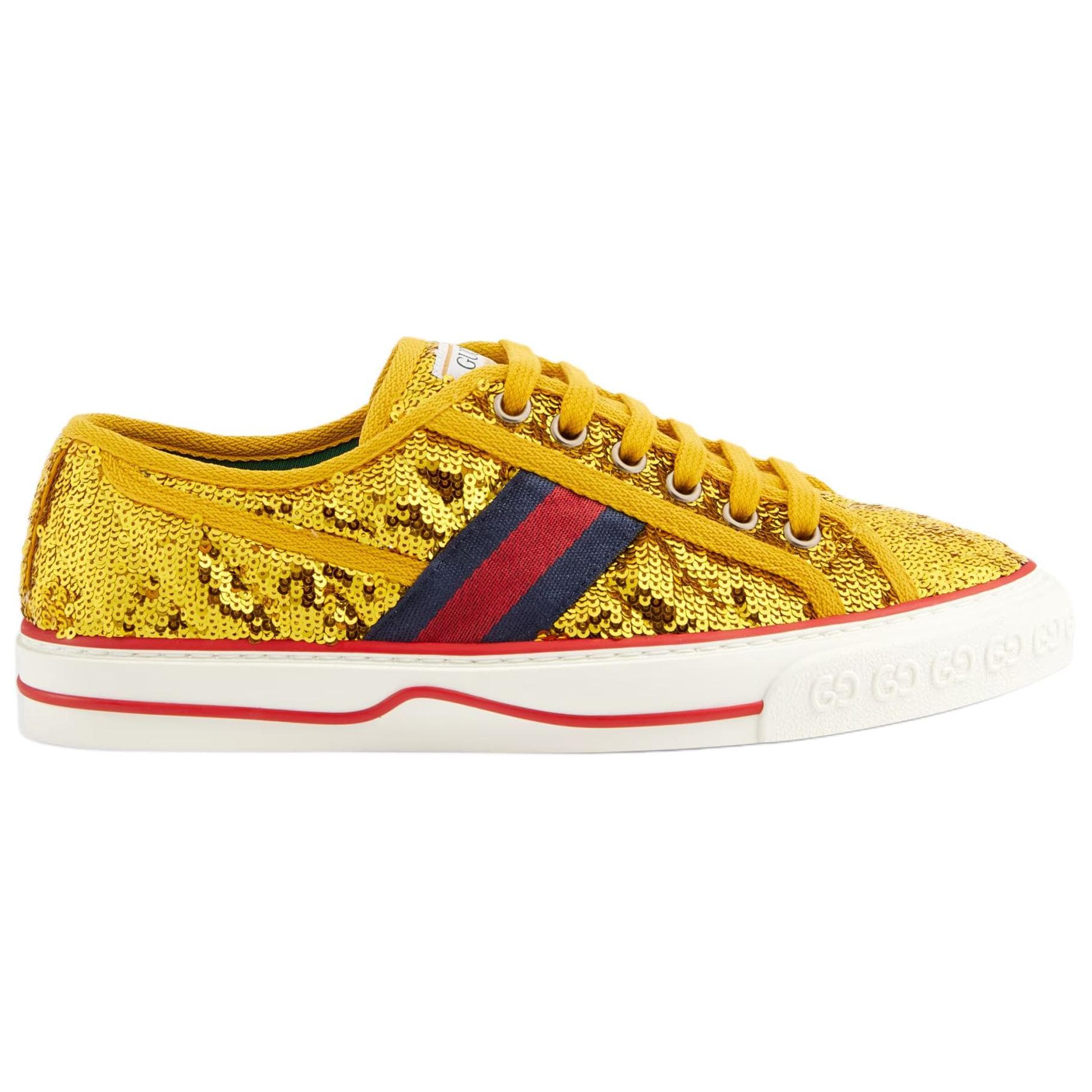 Кроссовки Gucci Tennis 1977 Yellow - изображение 2