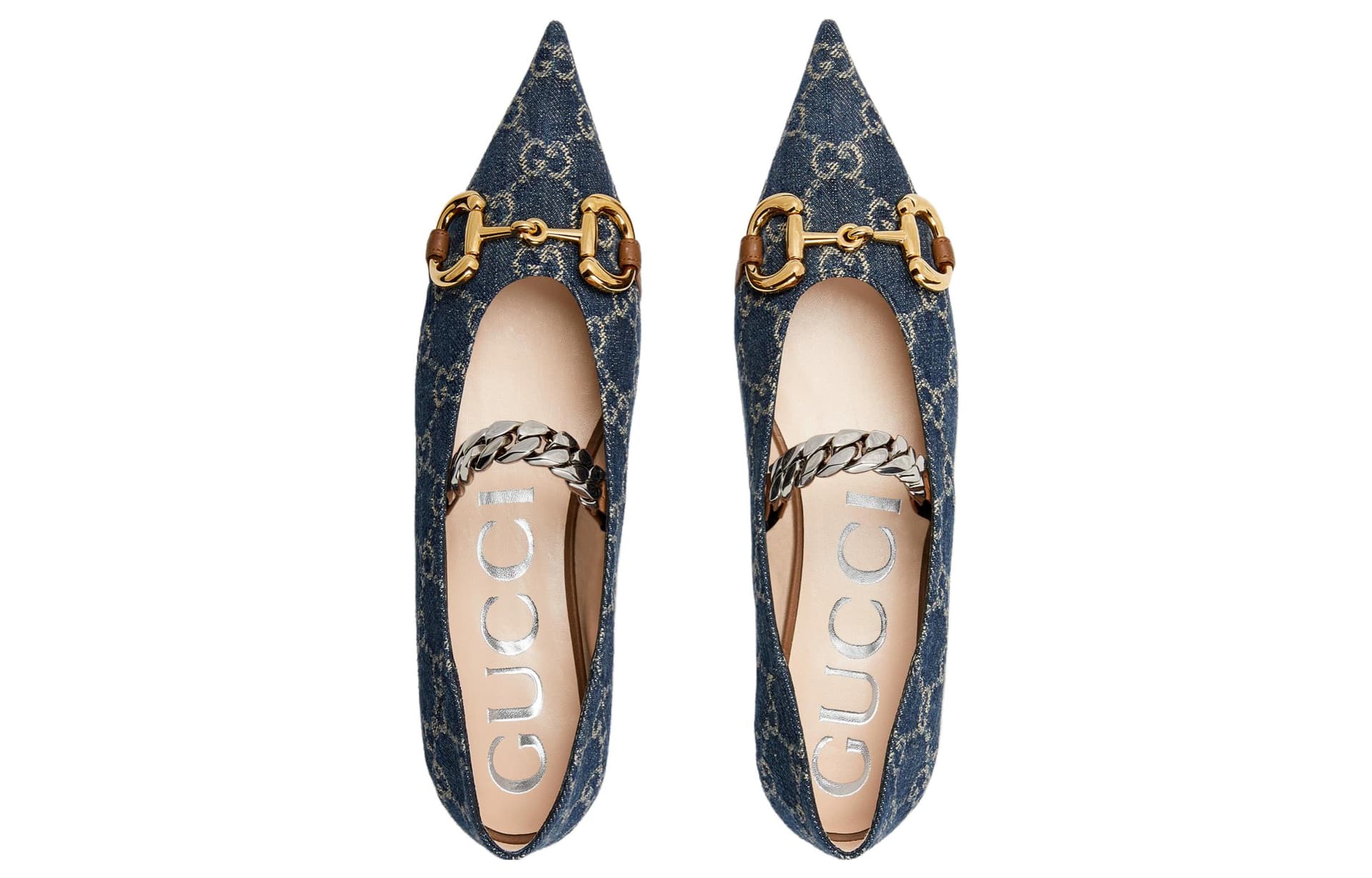 Тапочки Gucci Ballet Flat With Horsebit - изображение 5