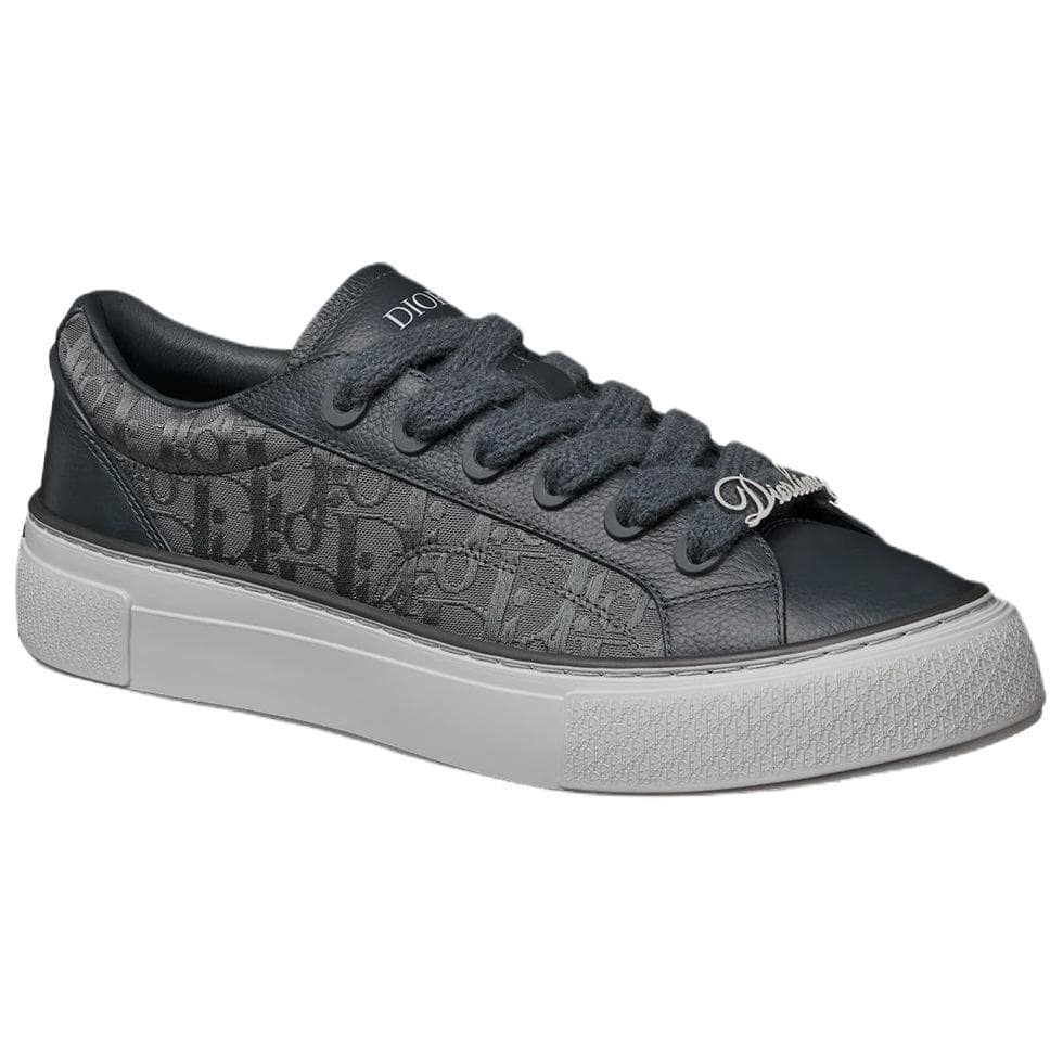 Кроссовки DIOR B33 Spin Embossed Low Sneakers Gray Limited Edition - изображение 3