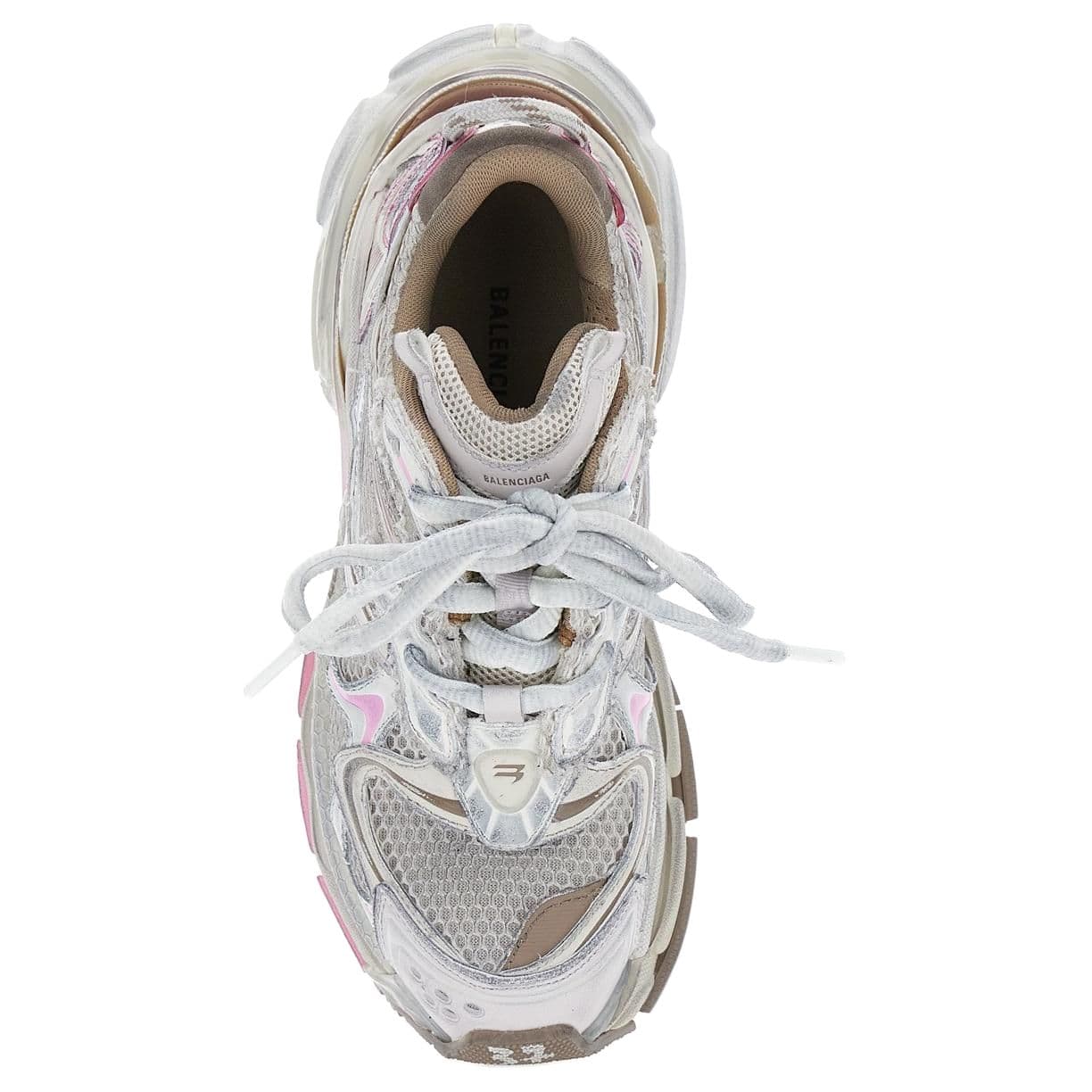 Кроссовки Balenciaga Runner 2,0 Low Топ Повседневная обувь Женская Тауповая - изображение 5