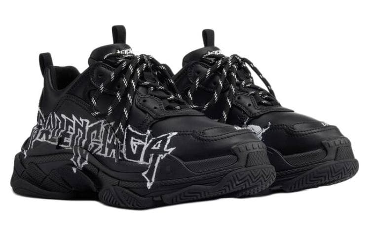 Кроссовки Balenciaga Triple S Black - изображение 3