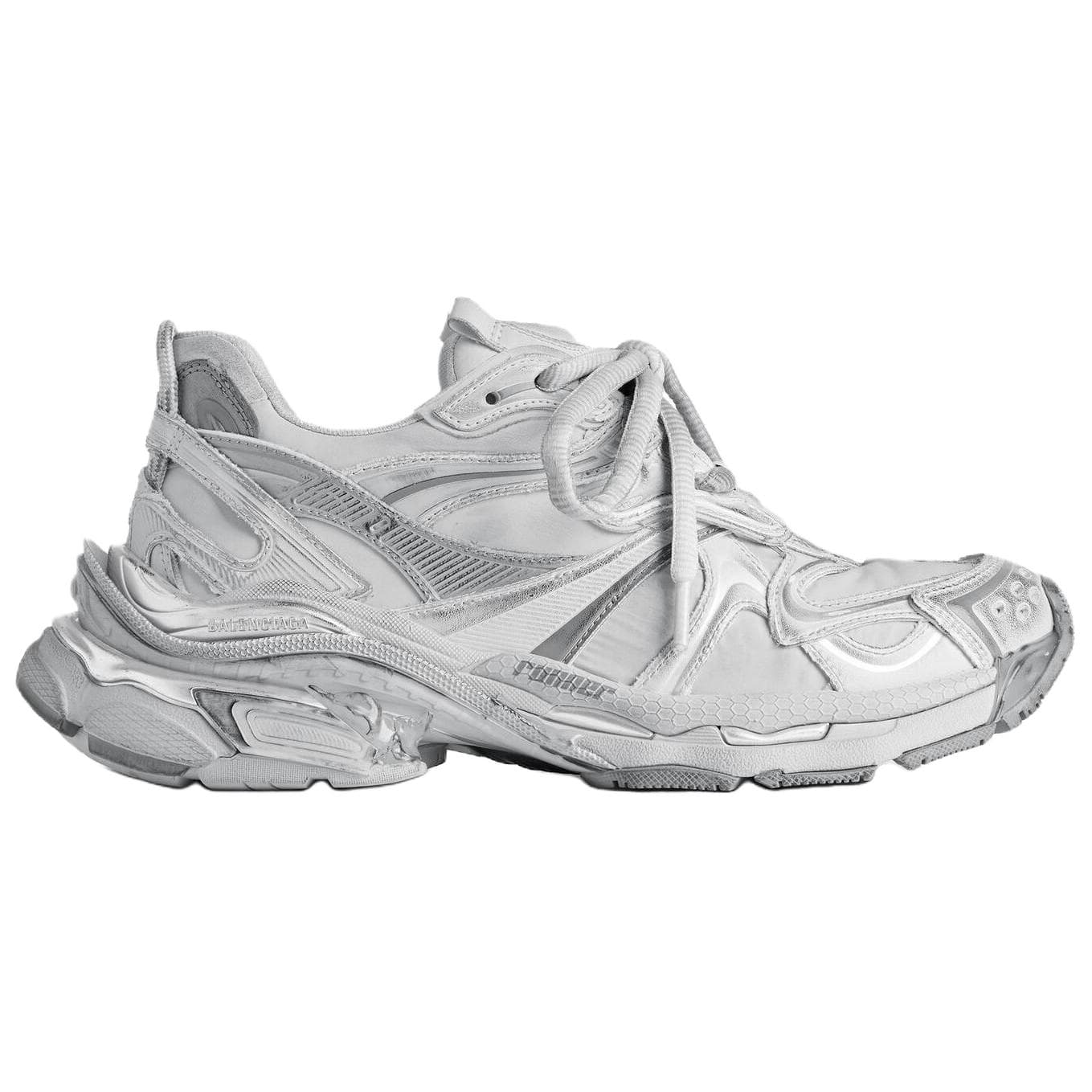 Кроссовки Balenciaga Runner2,0 Low Топ Толстая подошва Кроссовки Женские Серый Серебряный - изображение 2