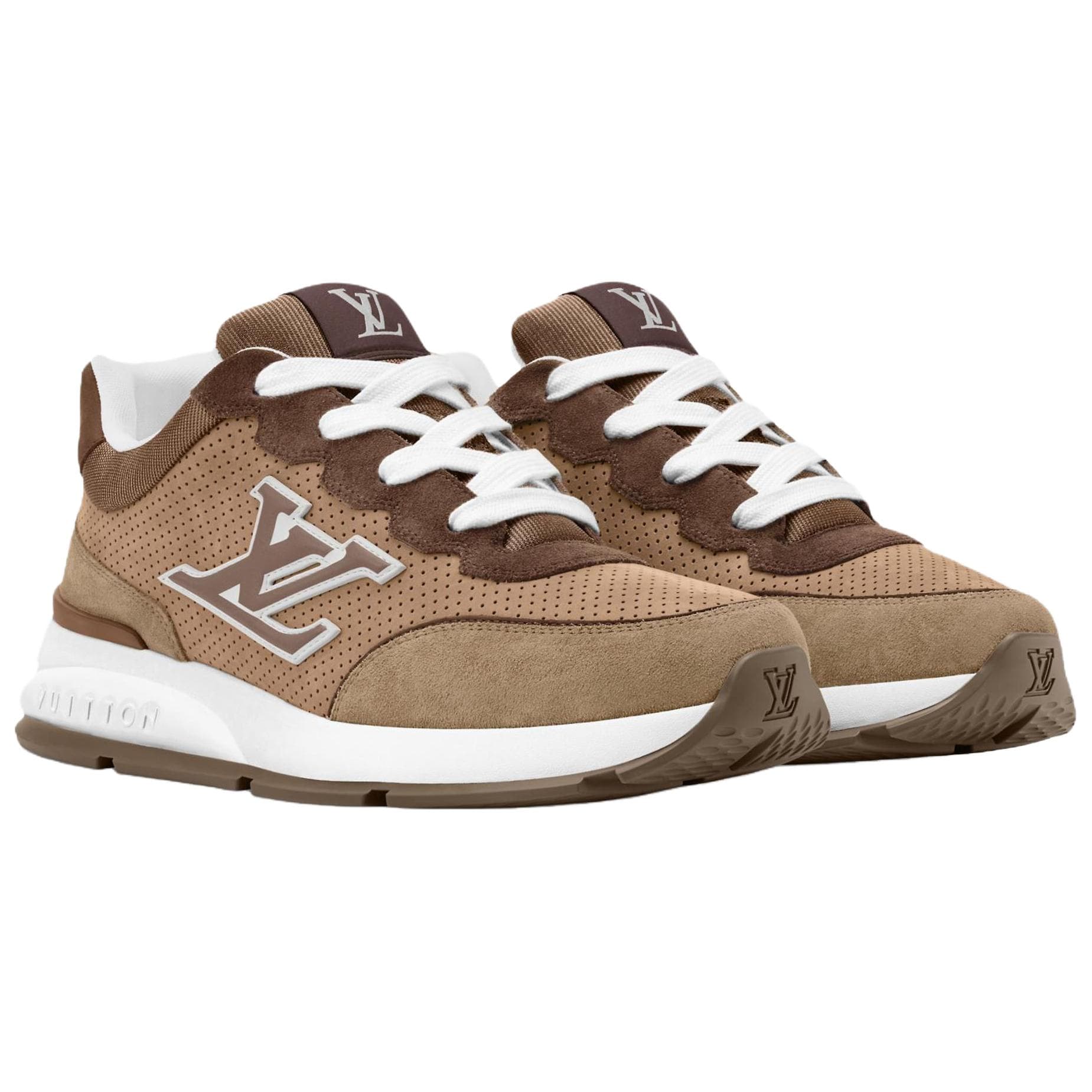 Кроссовки Louis Vuitton Classic Suede Low Top Sneakers Brown - изображение 3