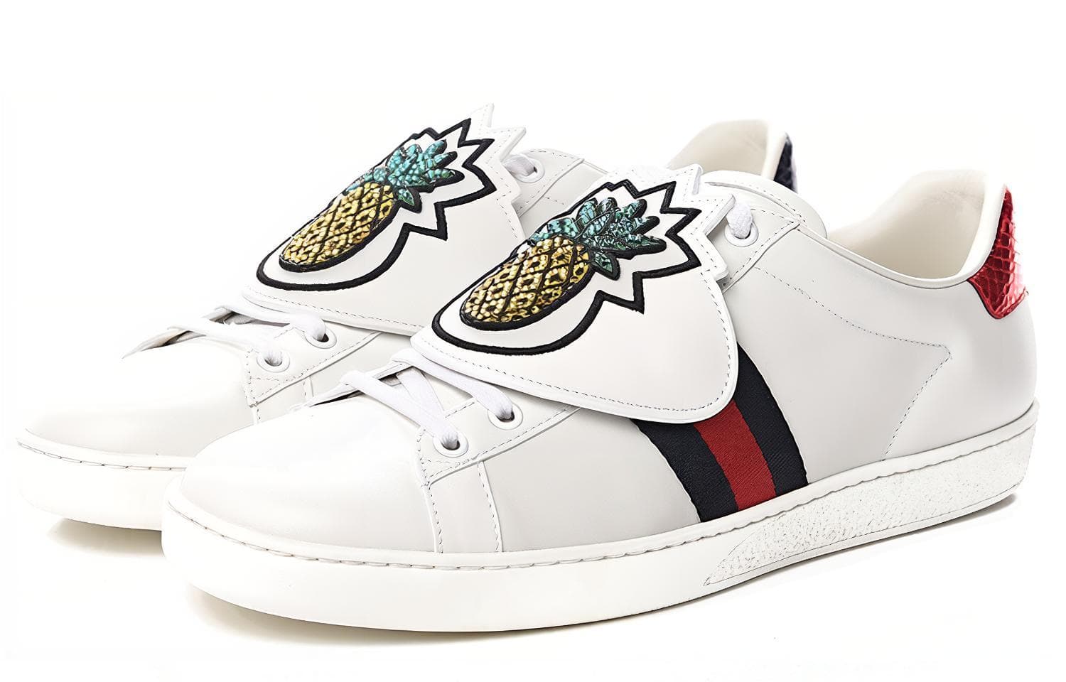 Кроссовки GUCCI Digital Logo Low Top Sneakers White - изображение 2