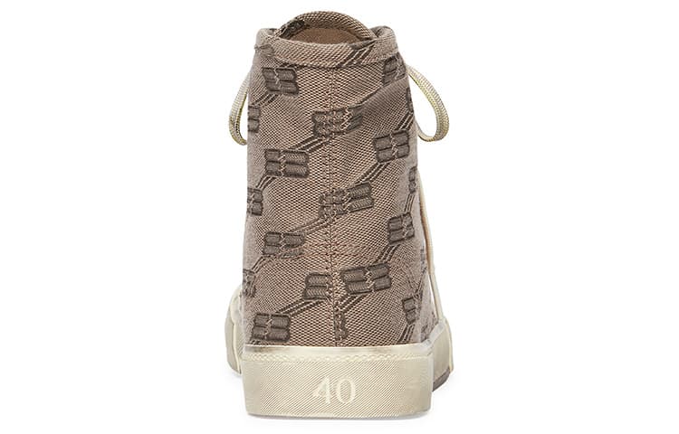 Кеды Balenciaga Paris High Top Brown - изображение 4