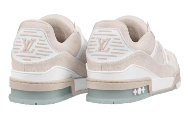 Кроссовки Louis Vuitton Trainer Classic Mesh Logo White Denim - изображение 3