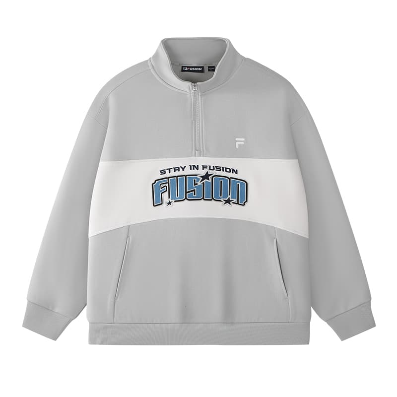 Худи FILA FUSION Толстовка Мужской Туманный Серый - изображение 1