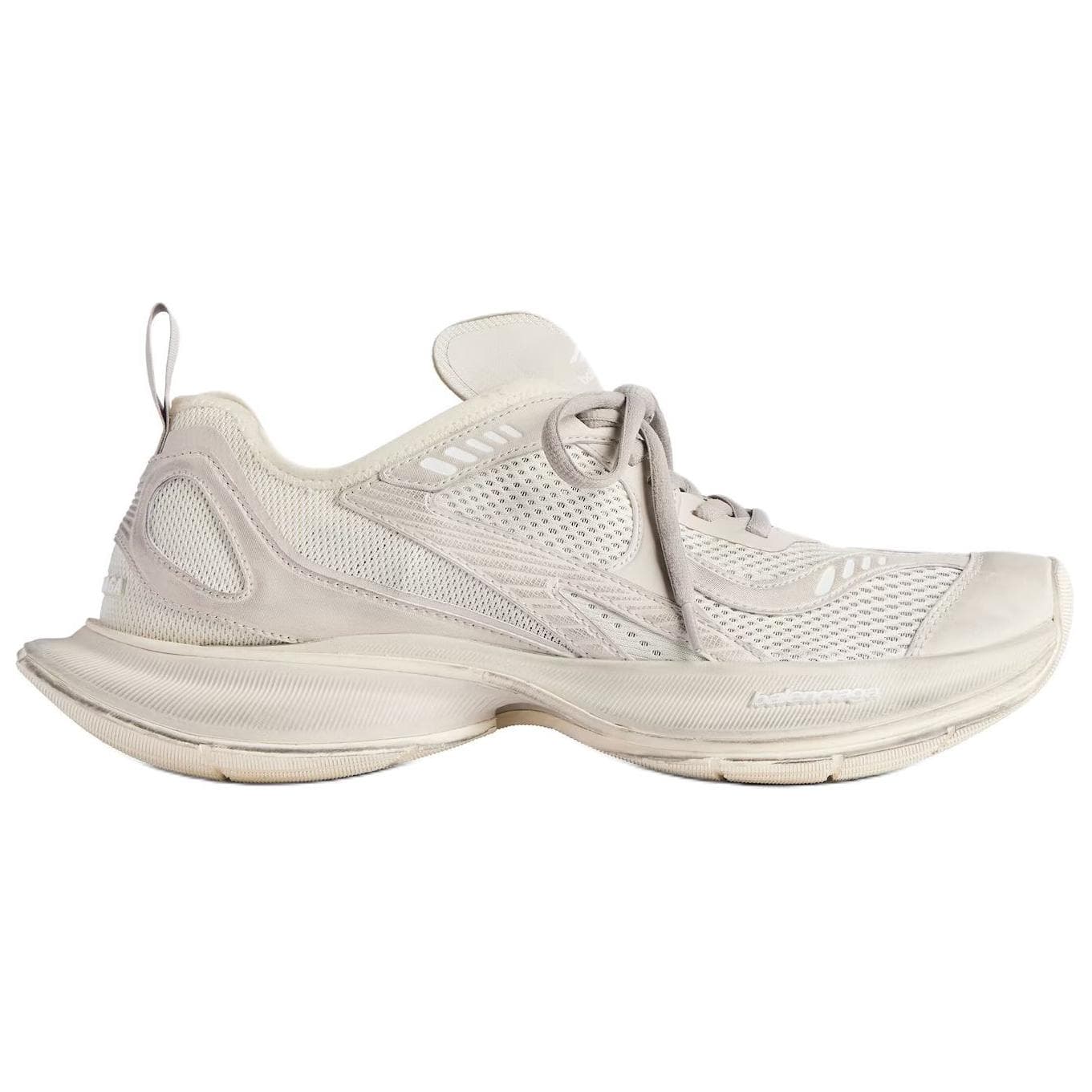 Кроссовки Balenciaga Circuit Low Топ Толстая подошва Кроссовки Мужские Бежевые - изображение 2