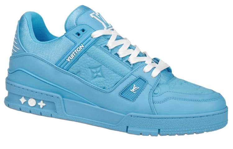 Кроссовки LOUIS VUITTON Trainer Blue - изображение 3