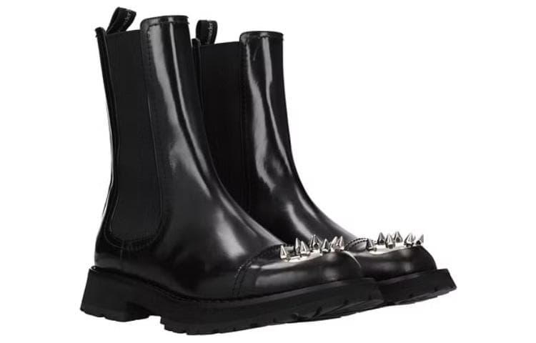 Ботинки челси Alexander McQueen Chelsea Boots Black — фото 2