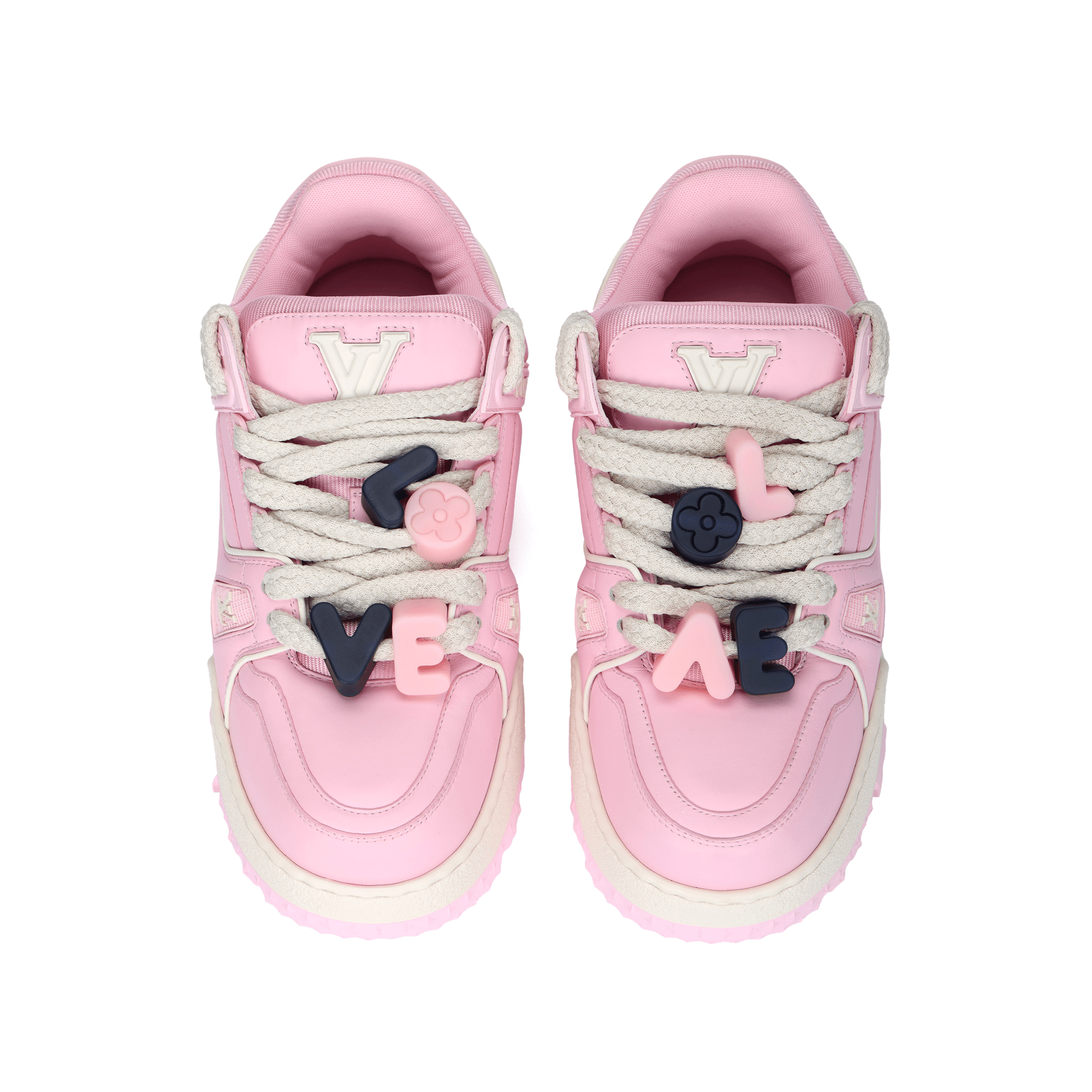 Кроссовки LOUIS VUITTON Trainer Maxi LOVE - изображение 3