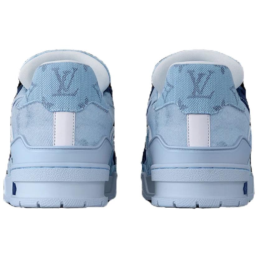Кроссовки Louis Vuitton Trainer Denim Blue - изображение 5
