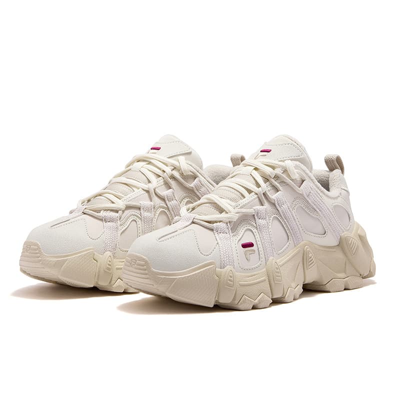 Кроссовки FILA FUSION Exocet II Текстиль Синтетическая кожа Повседневная обувь Женская Серый Белый - изображение 3