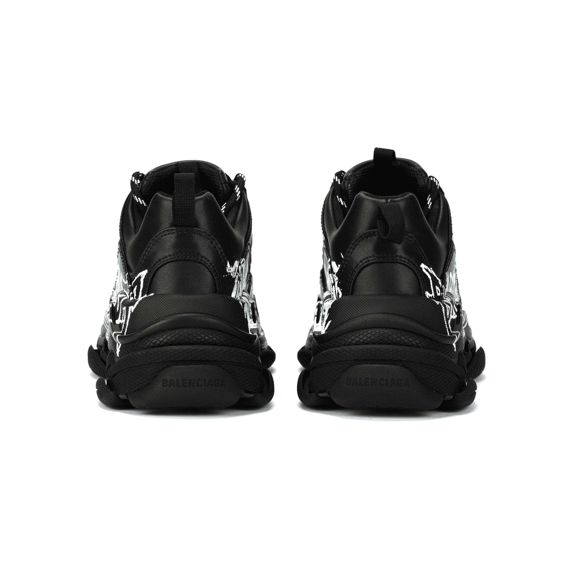 Кроссовки Balenciaga Triple S Black - изображение 4