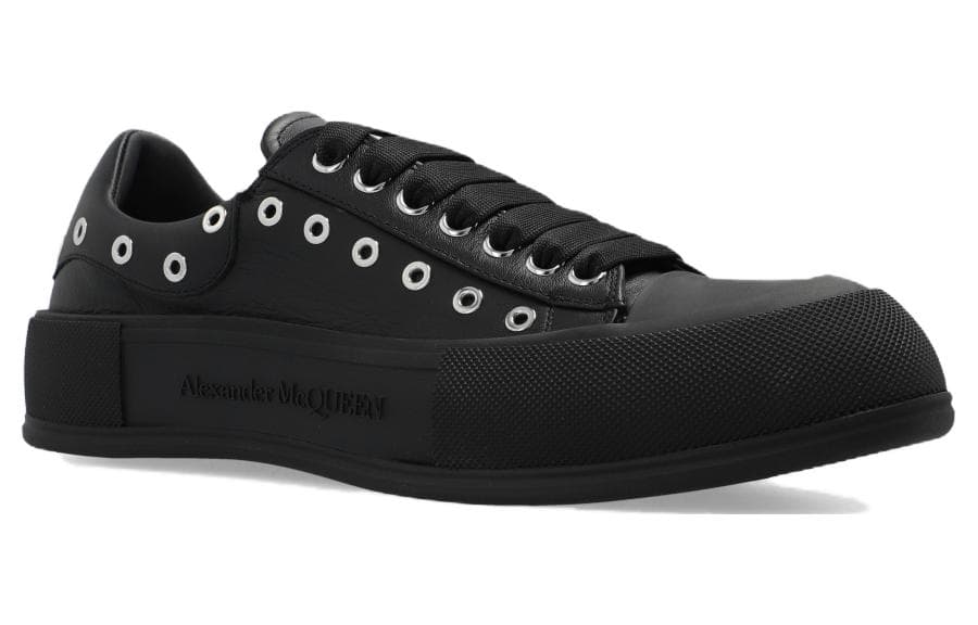 Кроссовки Alexander McQueen Deck Low Black - изображение 4