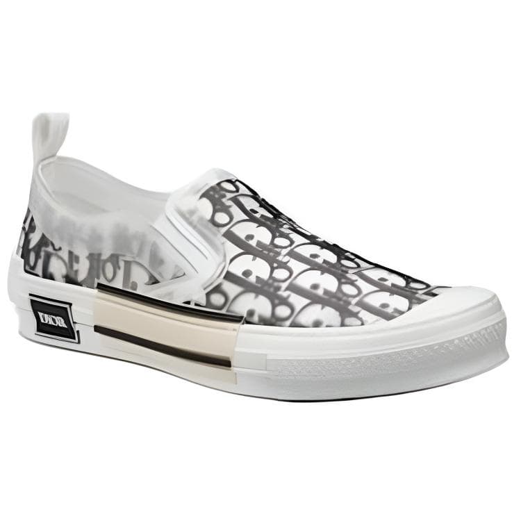 Ботинки DIOR B23 Low Top Sneakers Black White - изображение 3