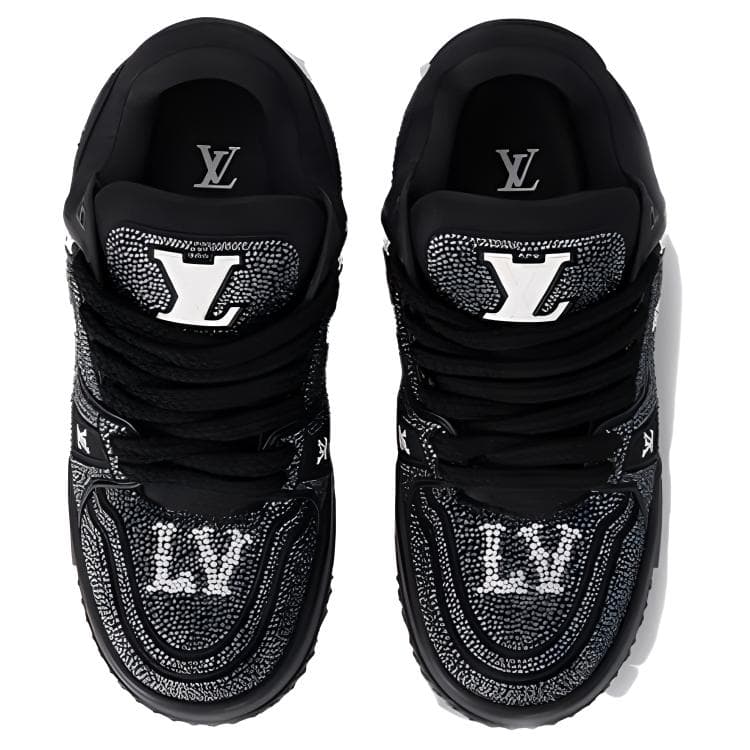 Кроссовки Louis Vuitton Trainer Black - изображение 4