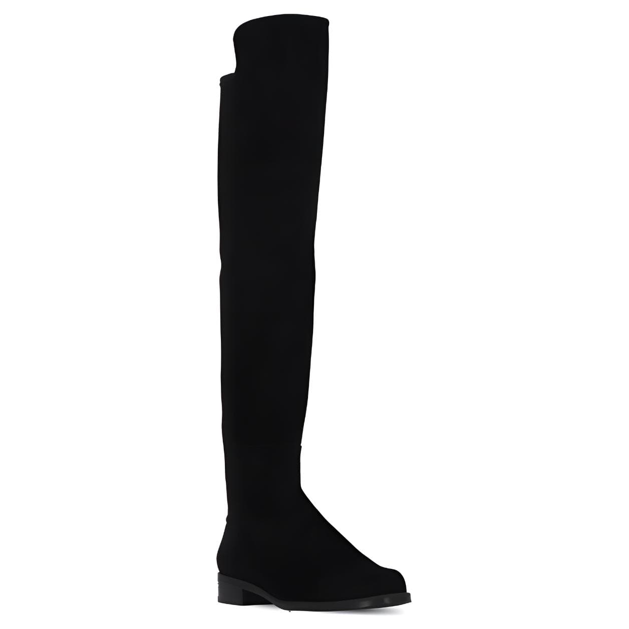 Ботинки Stuart Weitzman Sw Keelan Овчина Над колено Ботинки Женские Черные - изображение 3