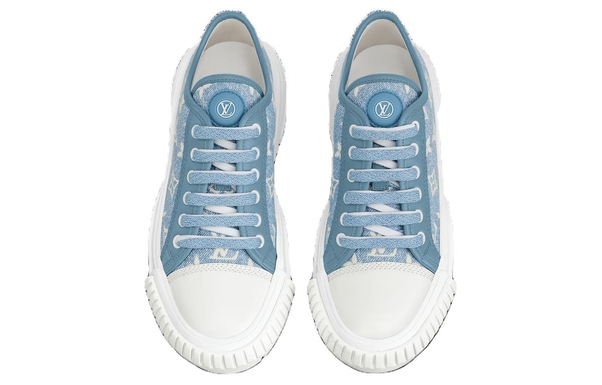 Кроссовки Louis Vuitton Squad Denim Low Blue - изображение 4