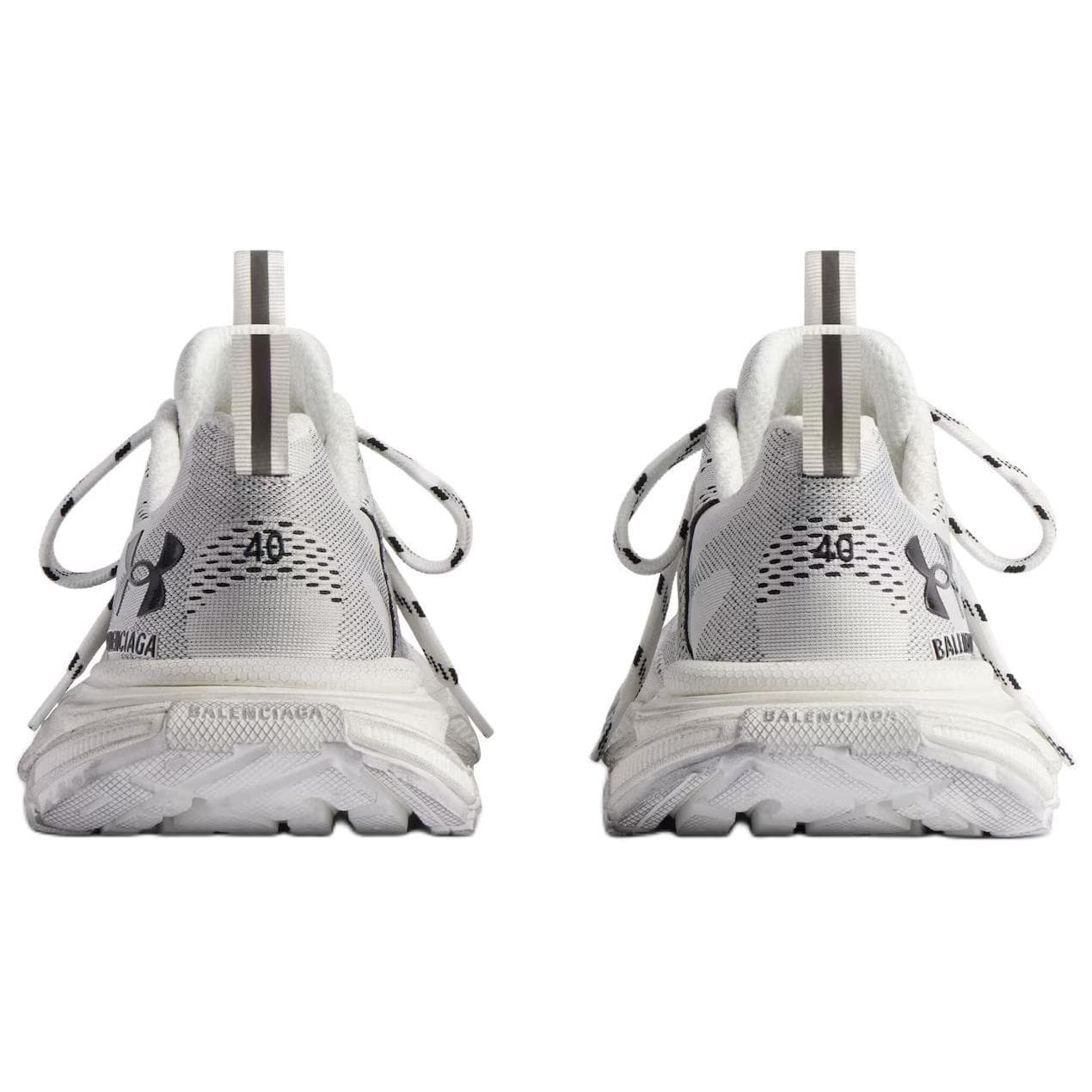 Кроссовки Balenciaga X Under Armour 3XL Низкий Топ Повседневная Обувь Мужская Белая - изображение 6