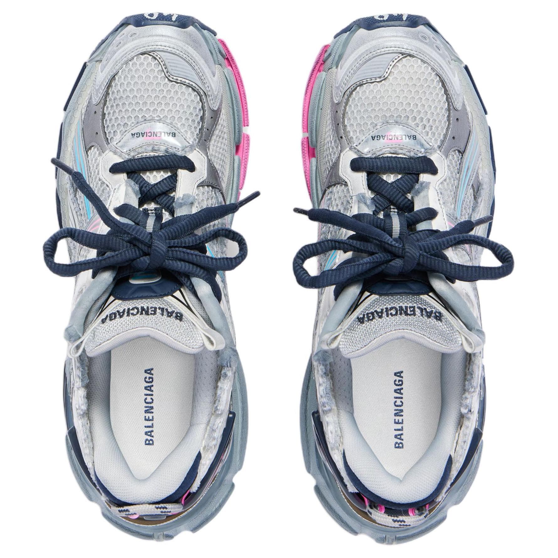Кроссовки Balenciaga Runner Low Casual Shoes Men's Gray Баленсиага Раннер Ло Повседневная Обувь Мужская Серый - изображение 6