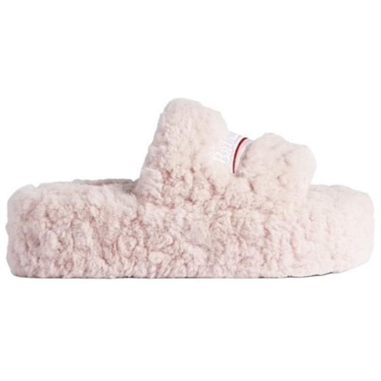 Сандалии Balenciaga Furry Шлепанцы Женские Розовые - изображение 2