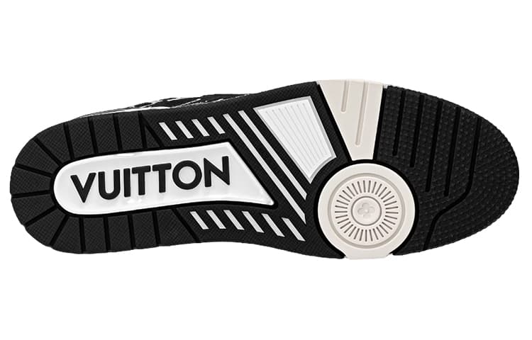 Кроссовки Louis Vuitton Trainer Low Black White - изображение 5