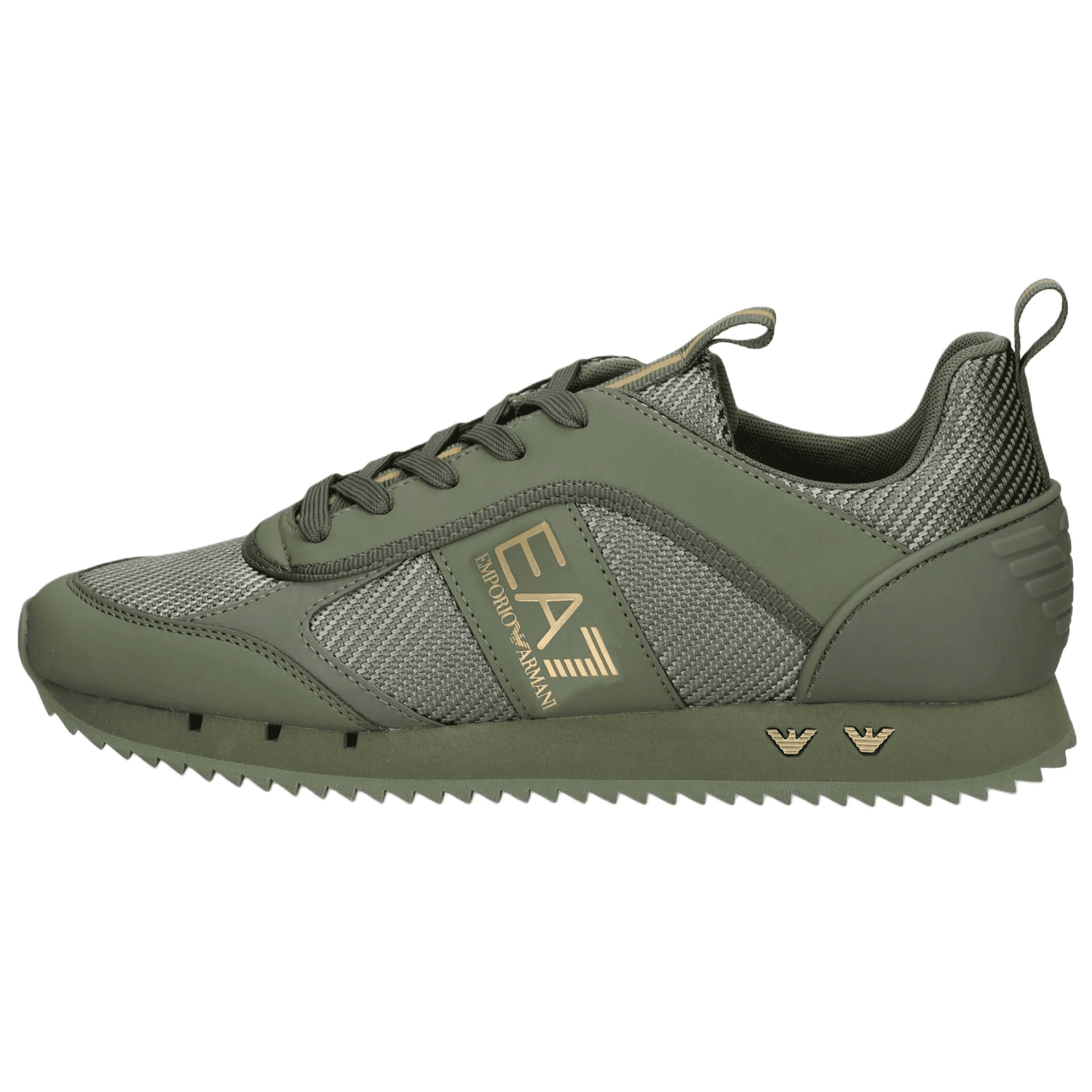 Кроссовки EMPORIO ARMANI EA7 Low Топ Повседневная Обувь Мужская Зеленая - изображение 1