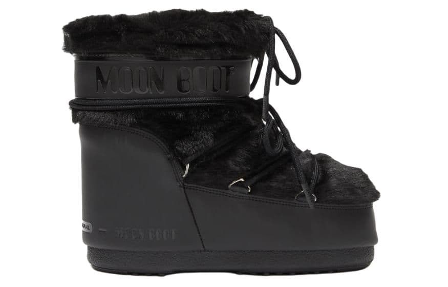 Ботинки зимние Moon Boot Black Short Snow Boots - изображение 2