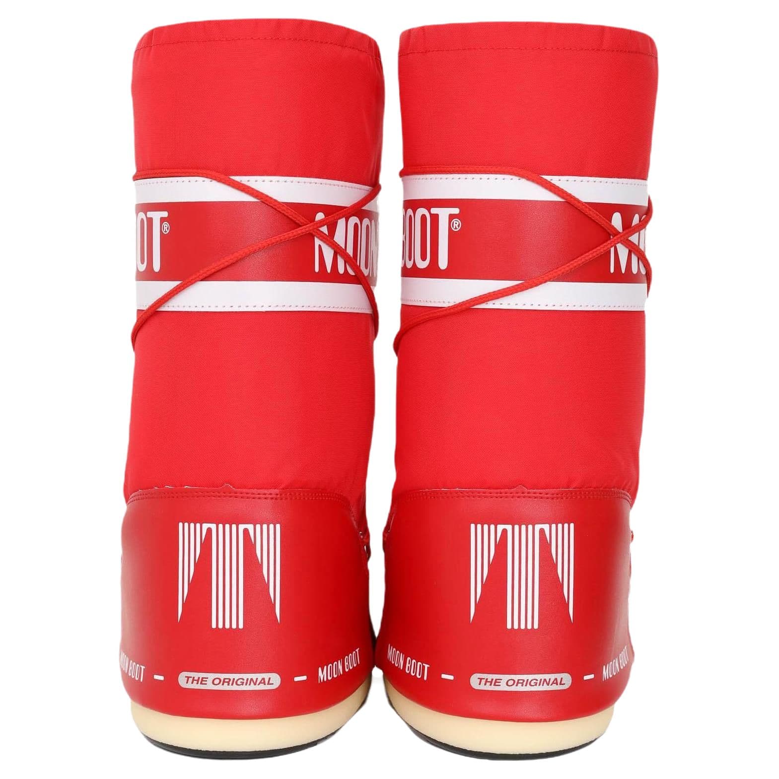 Ботинки зимние Moon Boot Lace-Up Mid Snow Boots Red - изображение 5