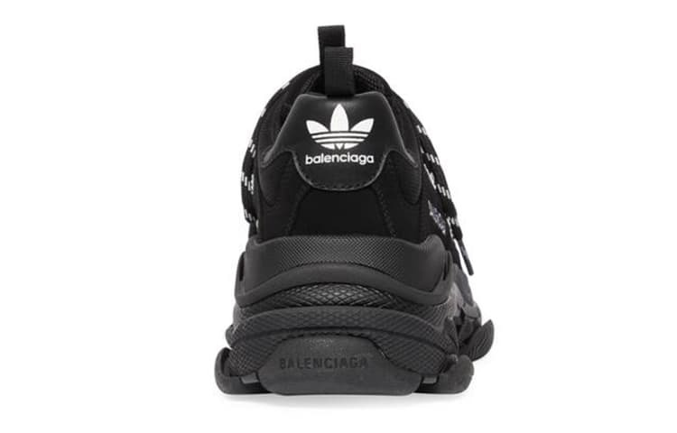 Кроссовки adidas x Balenciaga Triple S Black - изображение 5