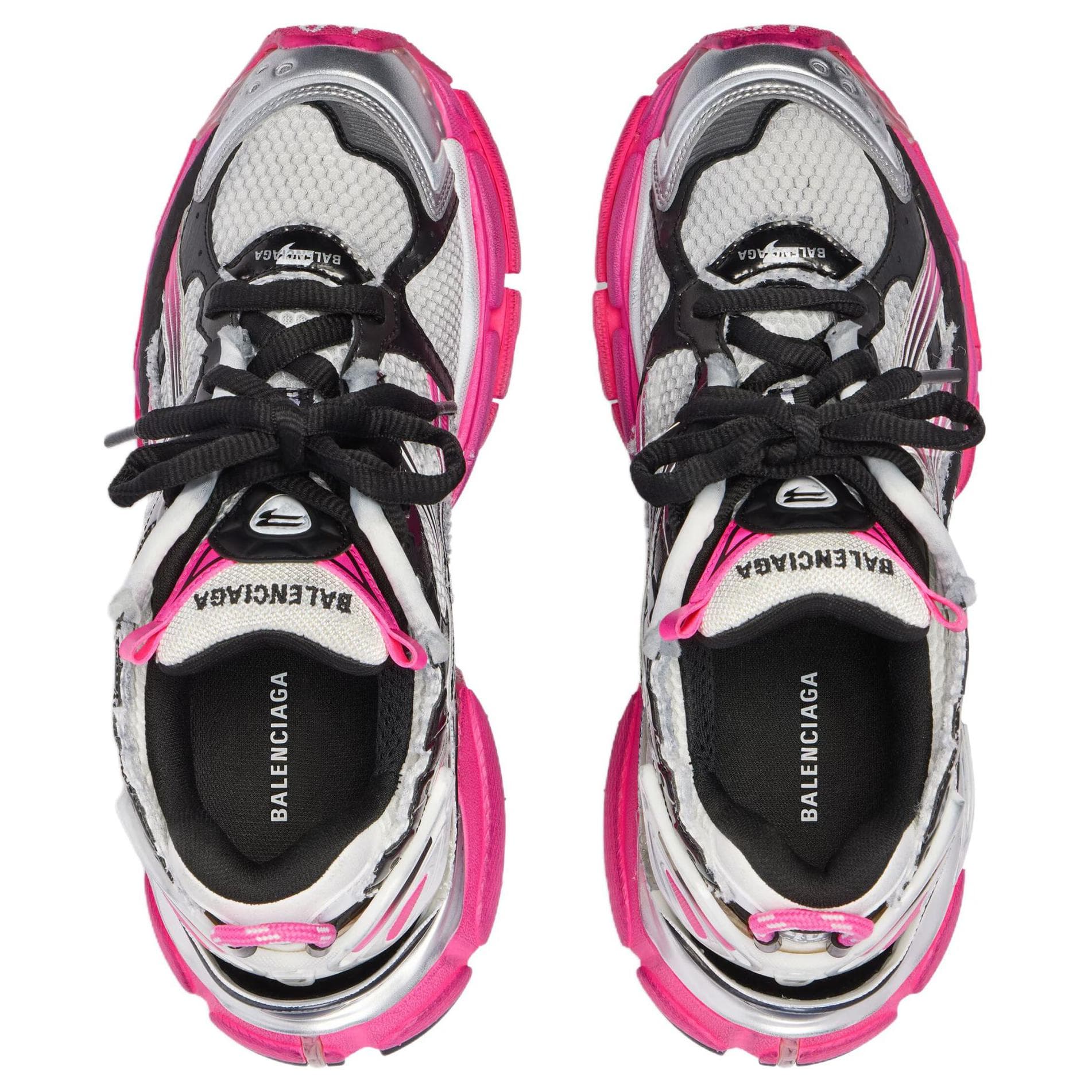 Кроссовки Balenciaga Runner Low Casual Shoes Женские Розовые - изображение 6