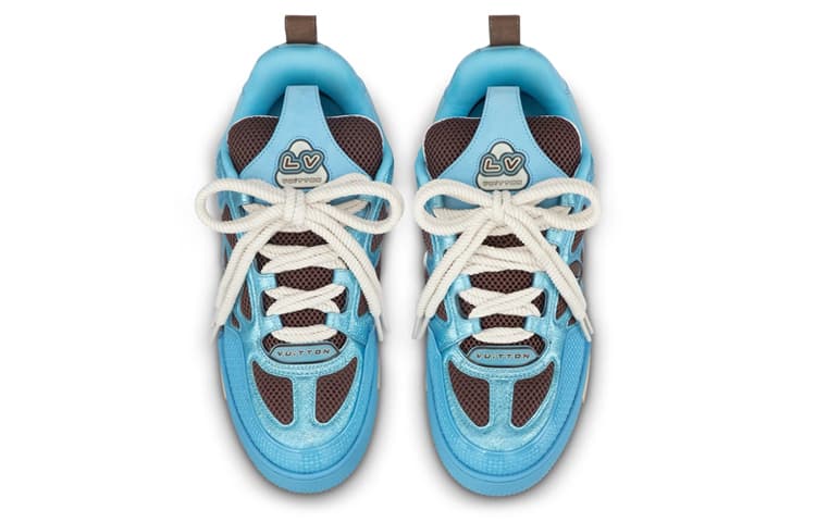 Кроссовки Louis Vuitton Skate Low Blue - изображение 3