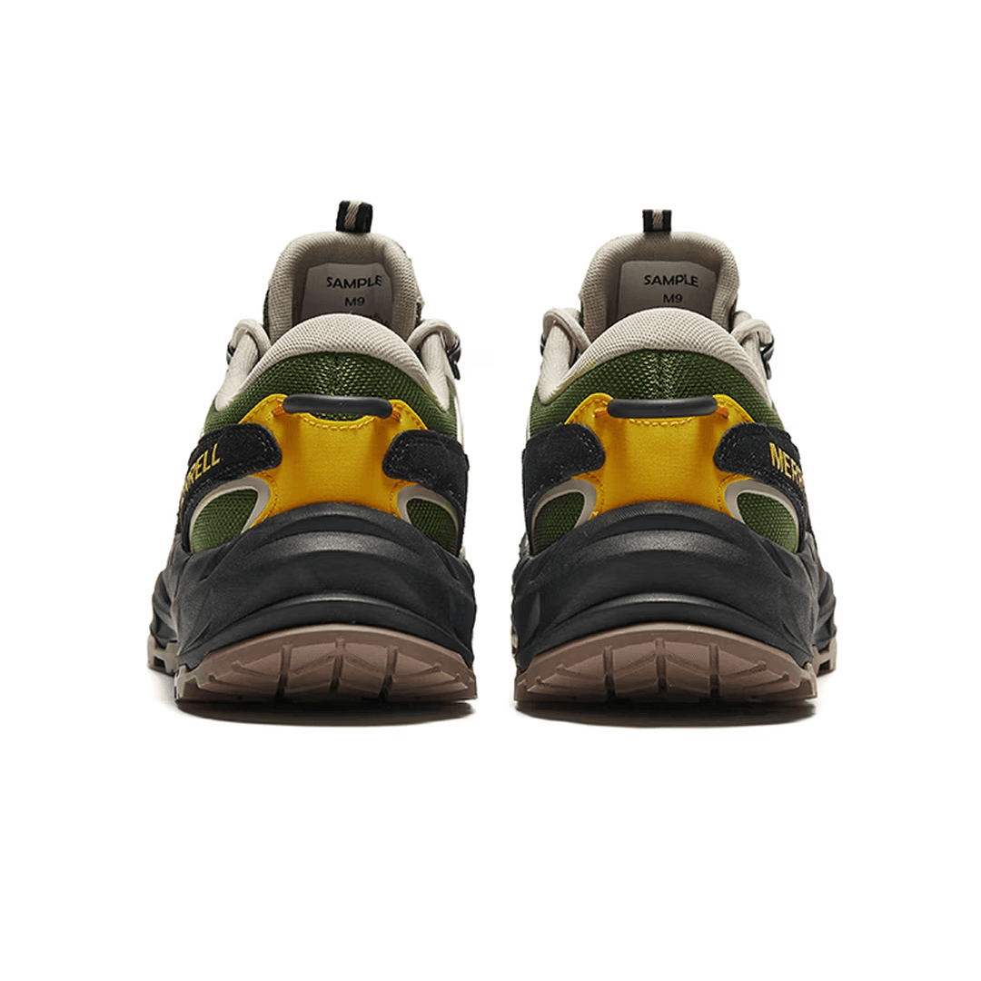 Кроссовки MERRELL ME Wilderness Hiking Низкие Кеды для Альпинизма Обувь Унисекс Бежево-Зеленая - изображение 5