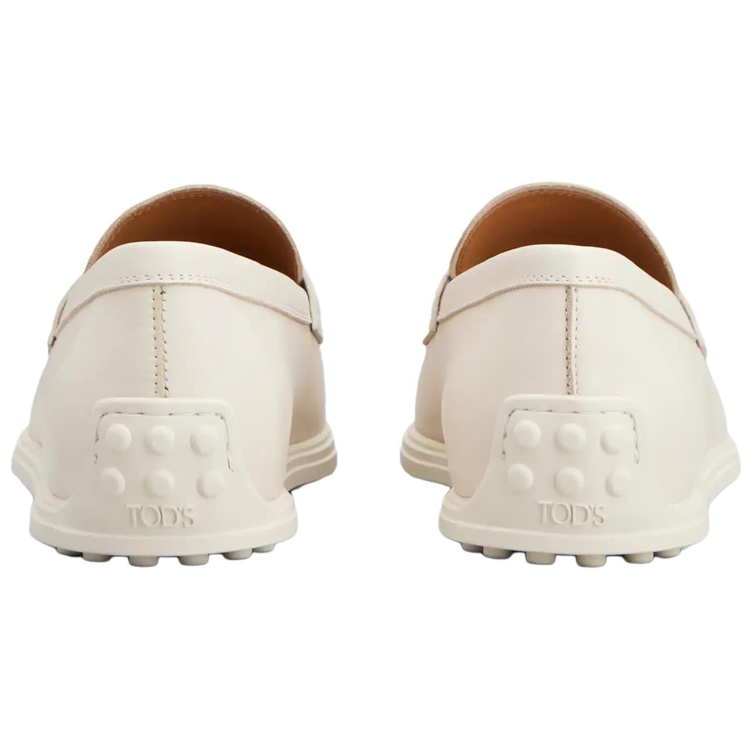 TOD'S Лоферы с резиновым покрытием Женские Белые - изображение 4