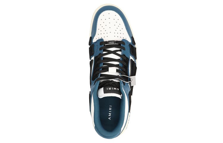 Кроссовки AMIRI Skel-Top Low Blue White Black - изображение 3