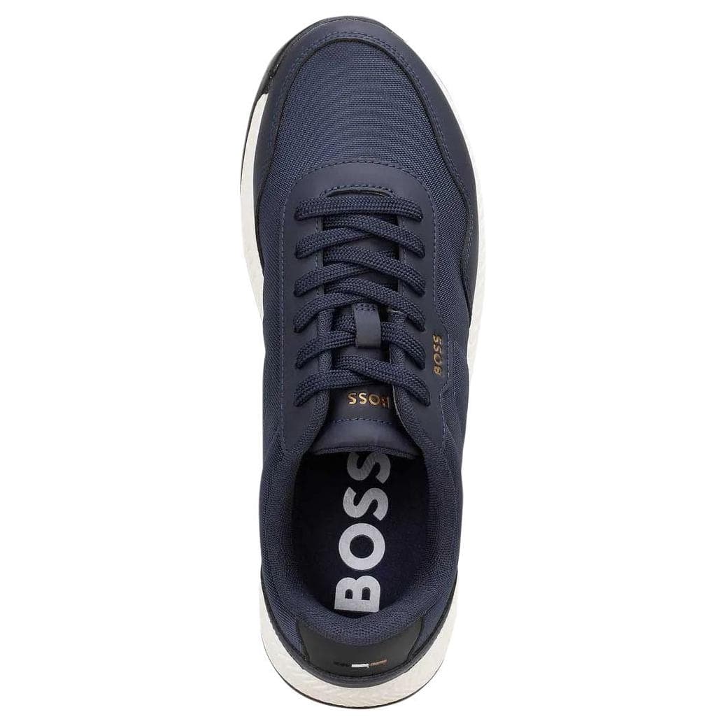 Кроссовки Hugo Boss Низкий топ Повседневная обувь Мужская Темно-синий - изображение 4