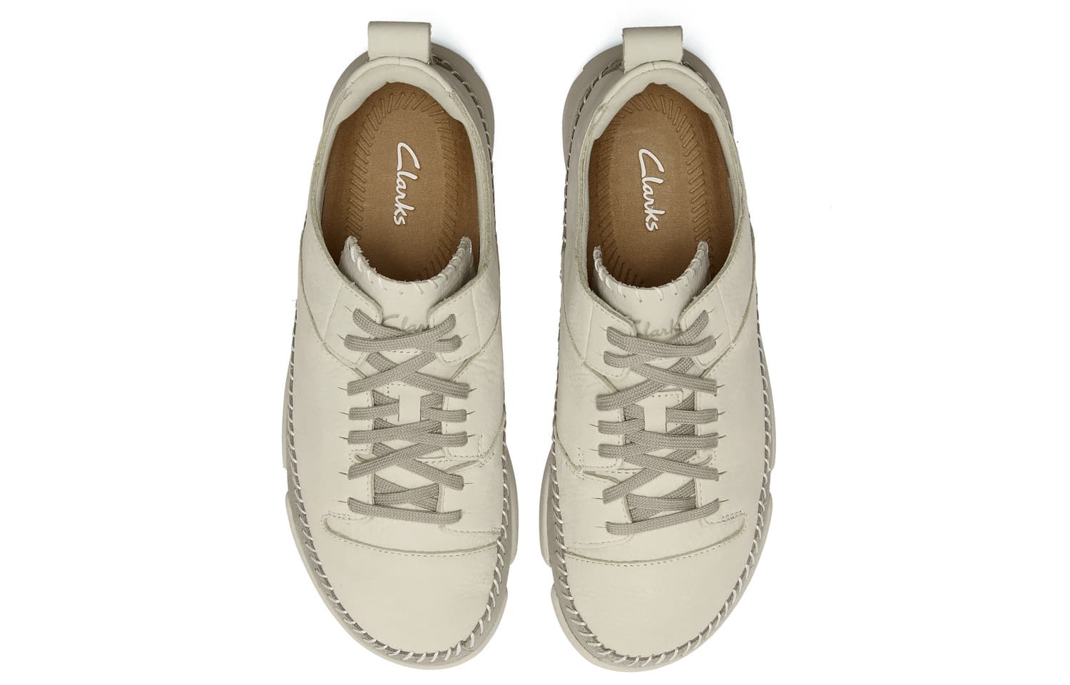 Ботинки Clarks Мужские повседневные туфли Low Top Серый Светло-серый Мужской 261873587 Мужской - изображение 3