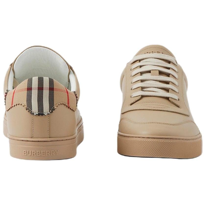 Кроссовки Burberry Low-Top Beige - изображение 4