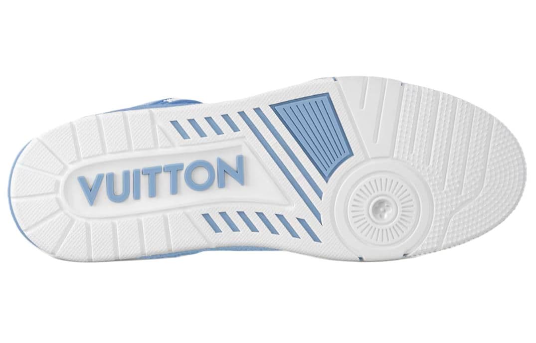 Кроссовки Louis Vuitton Trainer Low Blue - изображение 6