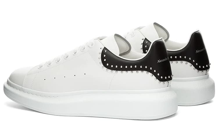 Кроссовки Alexander McQueen Oversized Sneaker Studded Black Heel - изображение 4