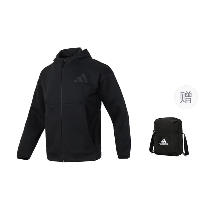 Куртка adidas Z.N.E. Full-Zip Hooded Track Jacket Black - изображение 7